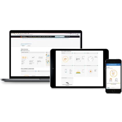 Sencor - Professionaalne ilmajaam värviline LCD ekraaniga 1xCR2032 + 3xAA Wi-Fi