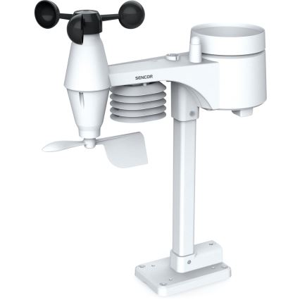 Sencor - Professionaalne ilmajaam värvilise LCD-ekraaniga 1xCR2032 + 3xAA Wi-Fi