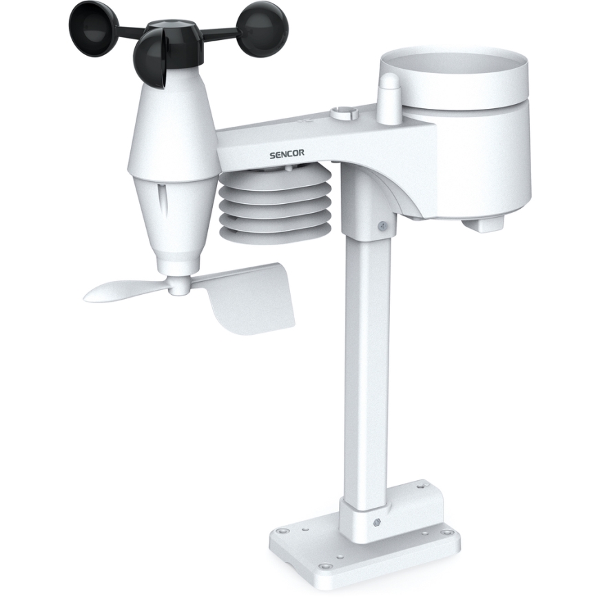 Sencor - Professionaalne ilmajaam värvilise LCD-ekraaniga 1xCR2032 + 3xAA Wi-Fi