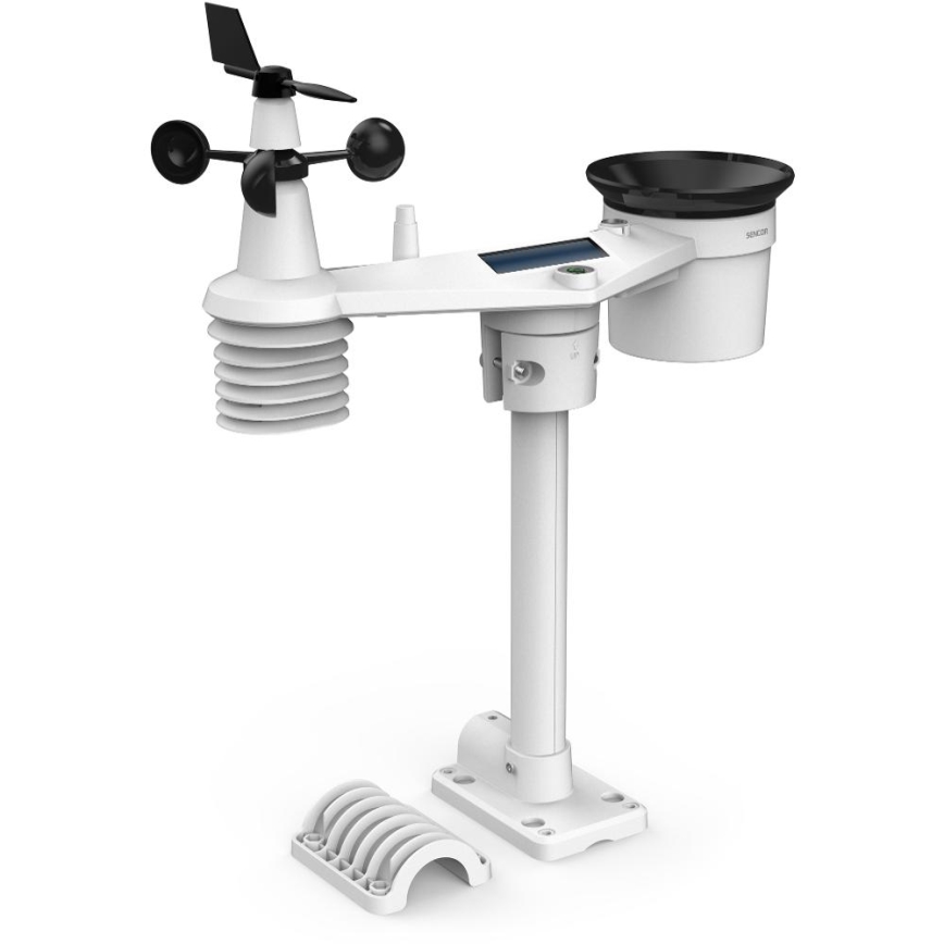 Sencor - Professionaalne ilmajaam värvilise LCD-ekraaniga 5V 1xCR2032 + 3xAA + 2xAA Wi-Fi Tuya