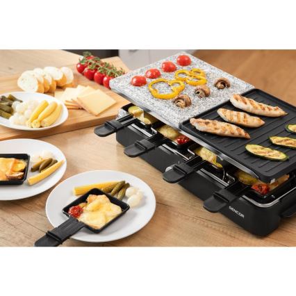 Sencor - Raclette grill lisatarvikutega 1400W/230V