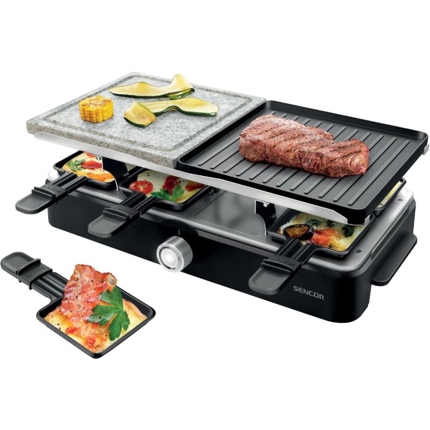 Sencor - Raclette grill lisatarvikutega 1400W/230V