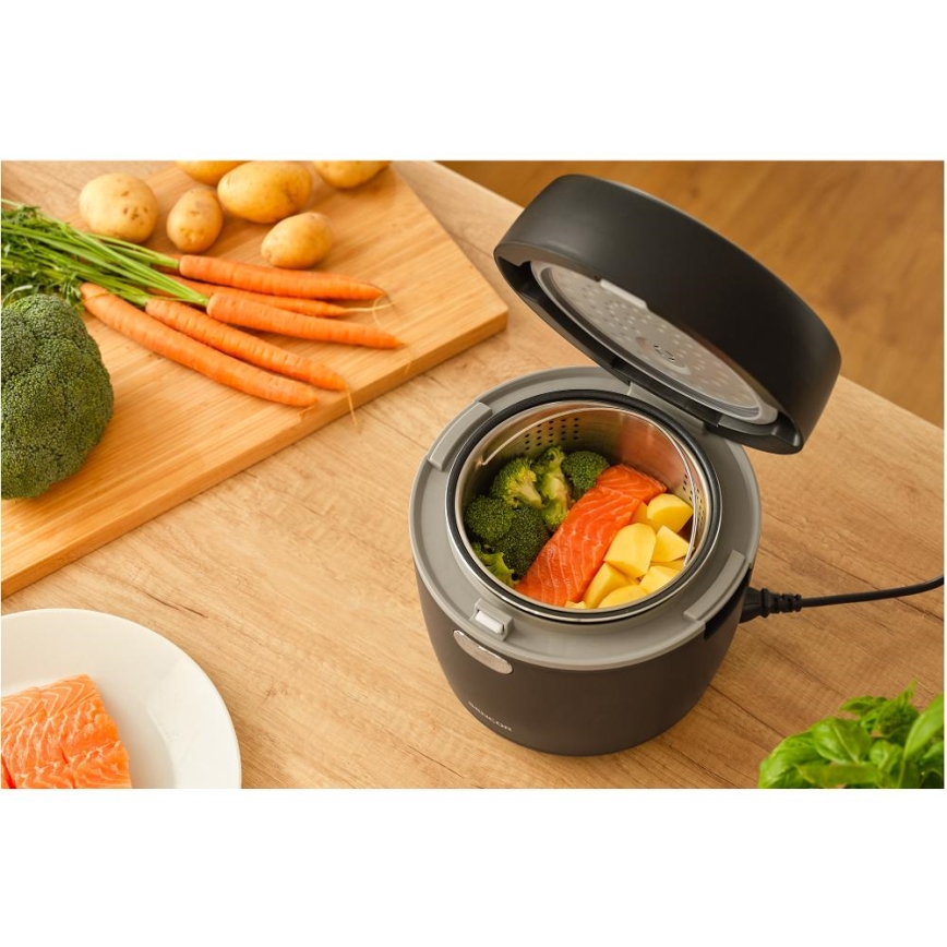 Sencor - Riisikeetja 350W/230V 0,6 l must