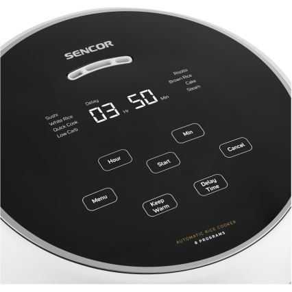 Sencor - Riisikeetja 350W/230V 0,6 l valge