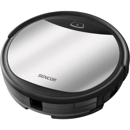 Sencor - Robottolmuimeja koos mopiga 2-ühes 25W 2600 mAh Wi-Fi must/hõbe + pult