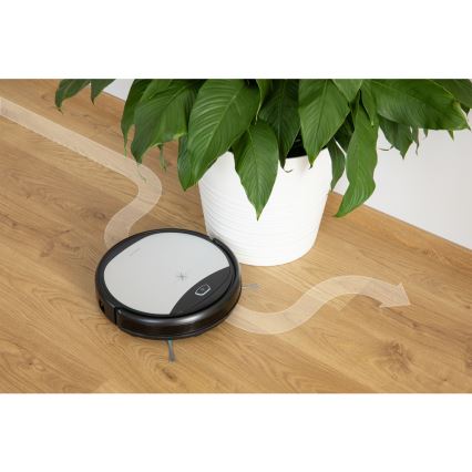 Sencor - Robottolmuimeja koos mopiga 2-ühes 25W 2600 mAh Wi-Fi must/hõbe + pult