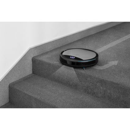 Sencor - Robottolmuimeja koos mopiga 2-ühes 25W 2600 mAh Wi-Fi must/hõbe + pult