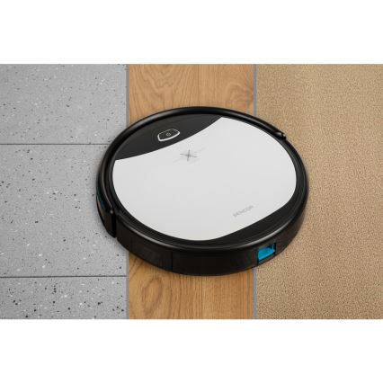 Sencor - Robottolmuimeja koos mopiga 2-ühes 25W 2600 mAh Wi-Fi must/hõbe + pult