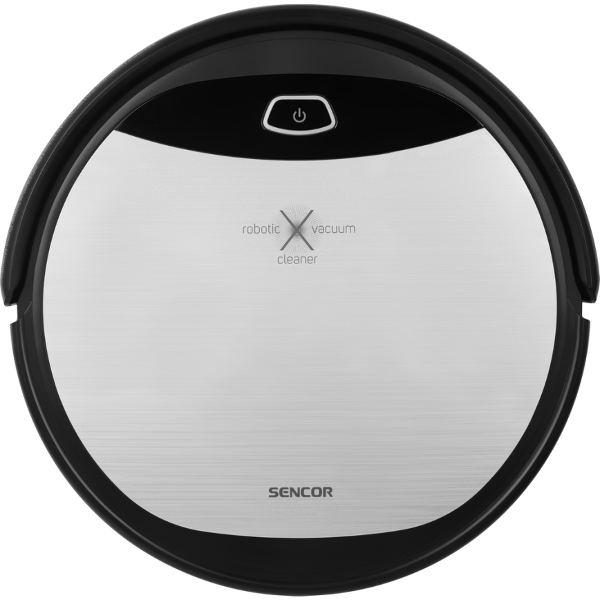Sencor - Robottolmuimeja koos mopiga 2-ühes 25W 2600 mAh Wi-Fi must/hõbe + pult