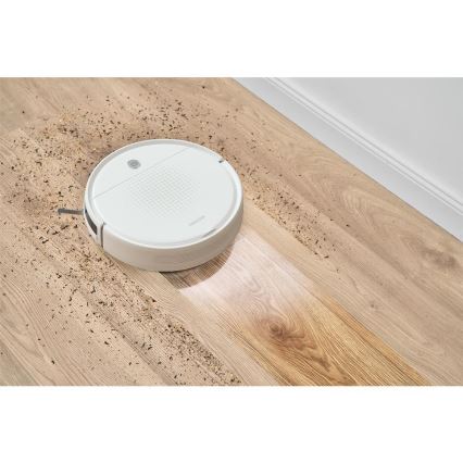 Sencor - Robottolmuimeja mopiga 2in1 18W/1500 mAh valge + kaugjuhtimispult
