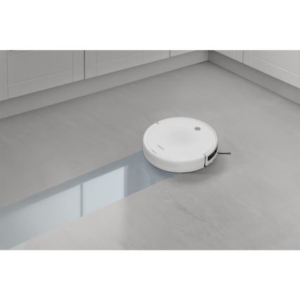 Sencor - Robottolmuimeja mopiga 2in1 18W/1500 mAh valge + kaugjuhtimispult