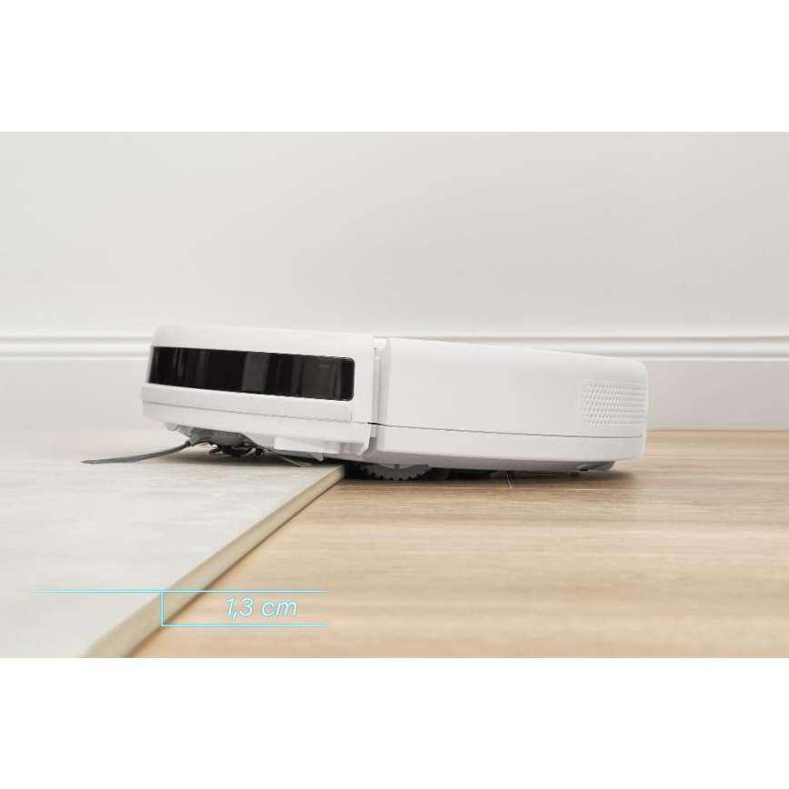 Sencor - Robottolmuimeja mopiga 2in1 18W/1500 mAh valge + kaugjuhtimispult