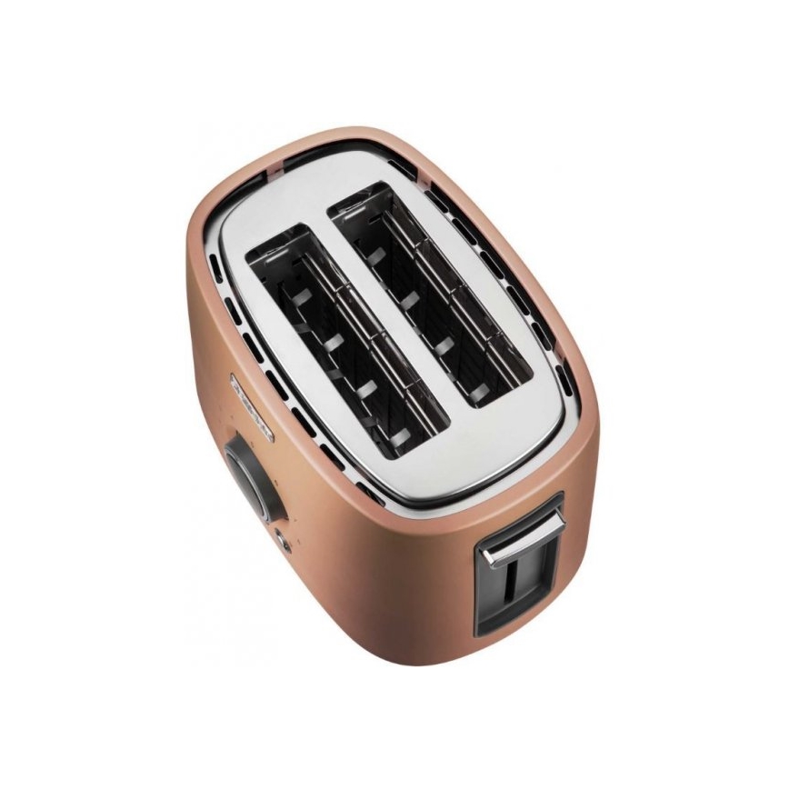 Sencor - röster kahe avaga ja soojendusrestiga 1000W/230V, vaskse viimistlusega