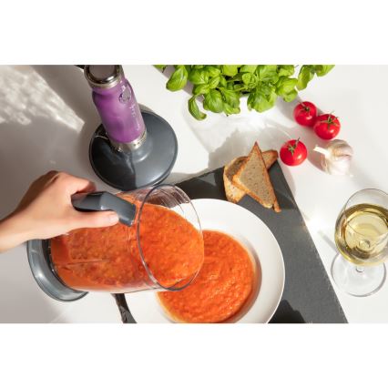 Sencor - Saumikser 4in1 1200W/230V roostevaba teras/lilla