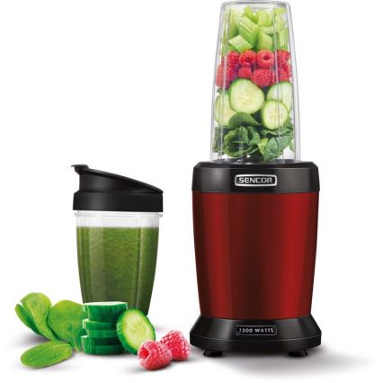 Sencor - Smuuti blender 1000W/230V punane