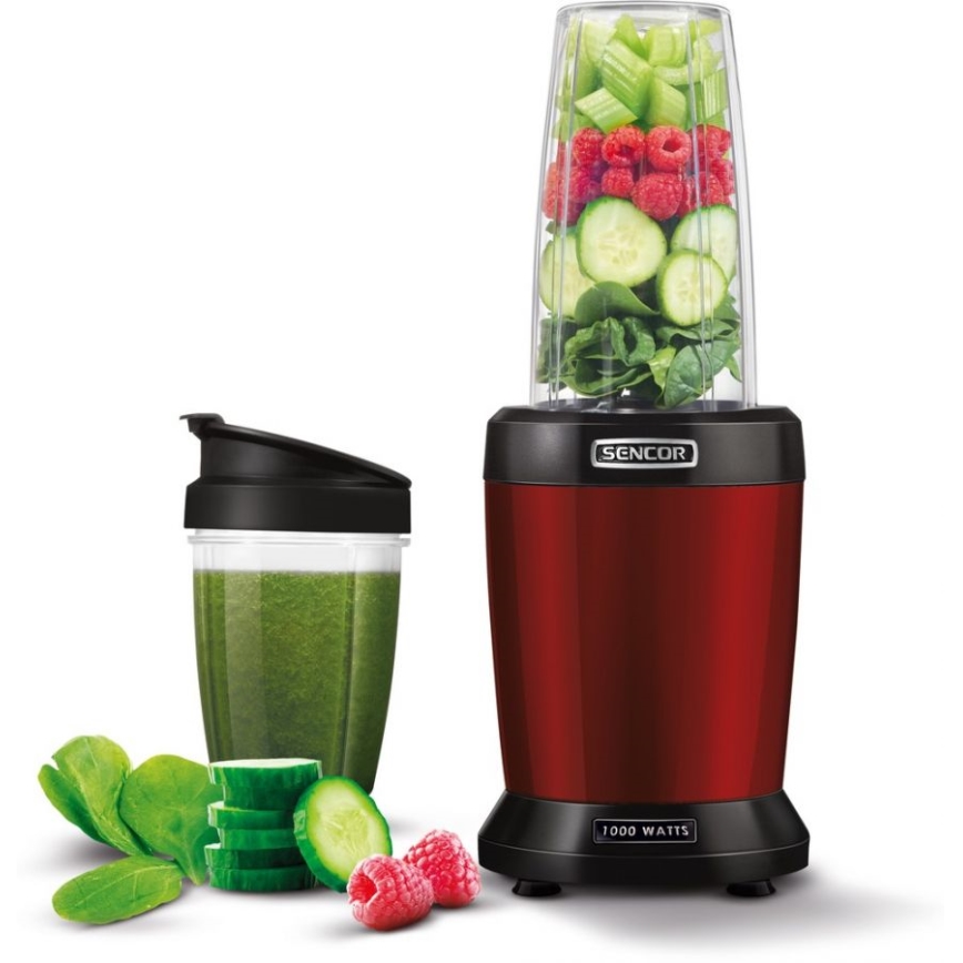 Sencor - Smuuti blender 1000W/230V punane