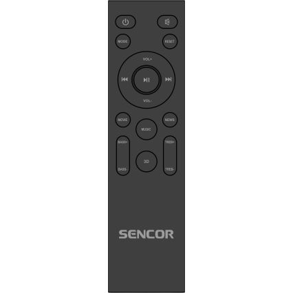Sencor - Soundbar 200W/230V + kaugjuhtimispult