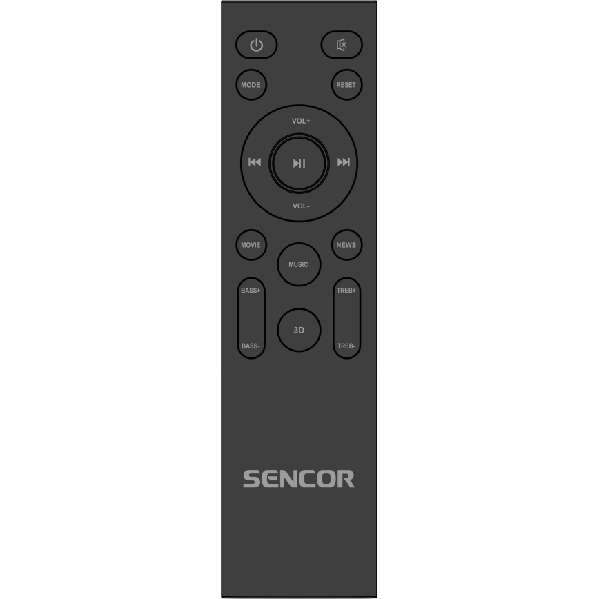 Sencor - Soundbar 200W/230V + kaugjuhtimispult