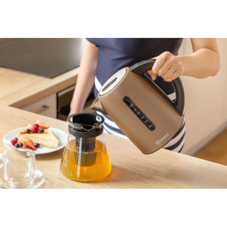 Sencor - Termoregulatsiooniga veekeetja 1,7 l 2150W/230V pruun