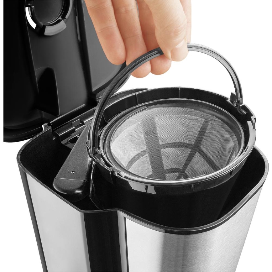Sencor - Tilkumisfunktsiooniga kohvimasin 1,25 l 1000W/230V