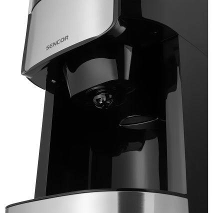 Sencor - Tilkumisfunktsiooniga kohvimasin 1,5 l LCD ekraaniga 900W/230V