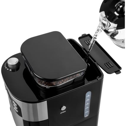 Sencor - Tilkumisfunktsiooniga kohvimasin 1,5 l LCD ekraaniga 900W/230V