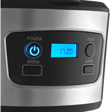 Sencor - Tilkumisfunktsiooniga kohvimasin LCD ekraaniga 700W/230V