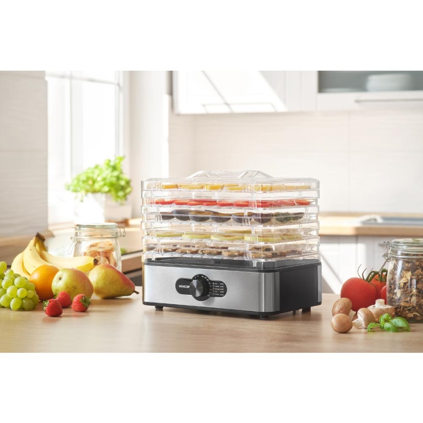 Sencor - Toidukuivati reguleeritava temperatuuriga 700W/230V