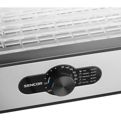 Sencor - Toidukuivati reguleeritava temperatuuriga 700W/230V