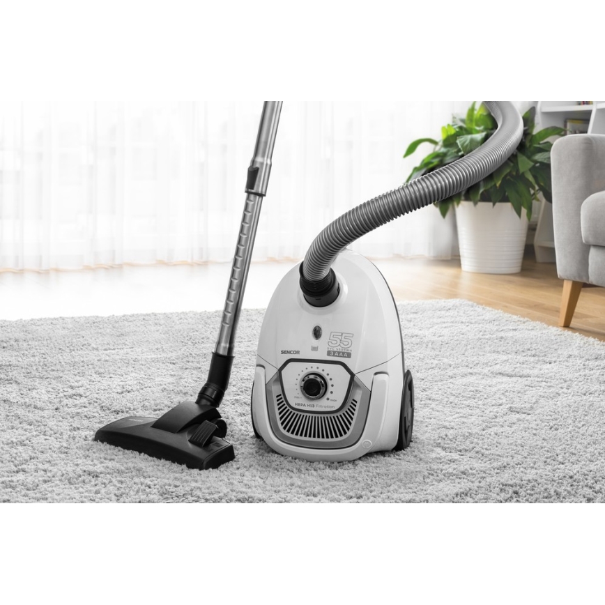 Sencor - Tolmuimeja kotiga 2 l 700W/230V valge