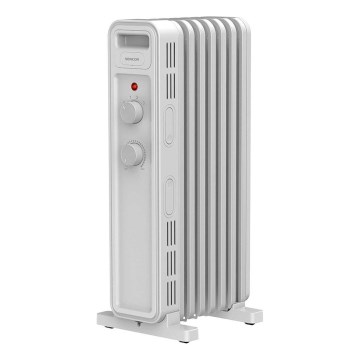 Sencor - valge õliradiaator 7 ribiga, 600/900/1500 W, 230 V
