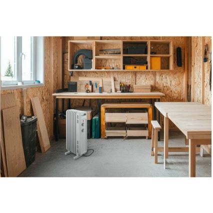 Sencor - valge õliradiaator 7 ribiga, 600/900/1500 W, 230 V