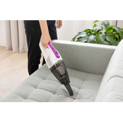 Sencor - Varstolmuimeja koos elektrilise keerleva harjaga 2-ühes 110W/14,8V 2200 mAh valge