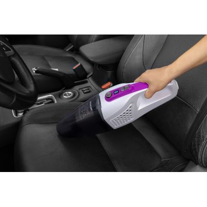Sencor - Varstolmuimeja koos elektrilise keerleva harjaga 2-ühes 110W/14,8V 2200 mAh valge