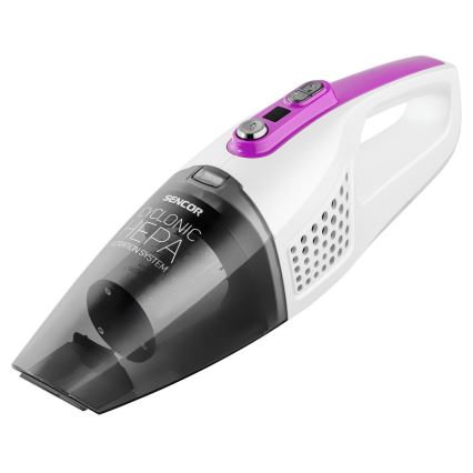Sencor - Varstolmuimeja koos elektrilise keerleva harjaga 2-ühes 110W/14,8V 2200 mAh valge