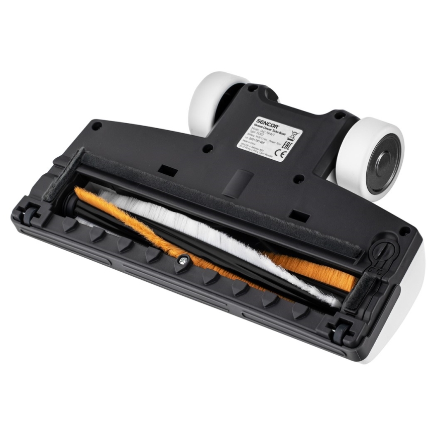 Sencor - Varstolmuimeja koos elektrilise keerleva harjaga 2-ühes 110W/14,8V 2200 mAh valge