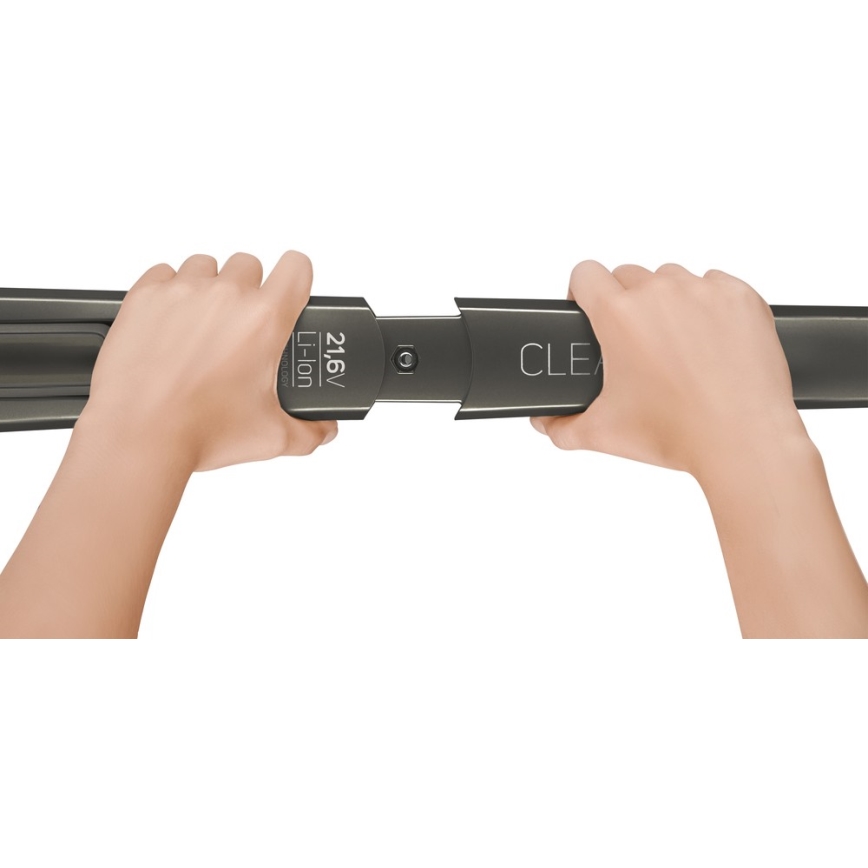 Sencor - Varstolmuimeja koos elektrilise keerleva harjaga 2-ühes 110W/21,6V 2000 mAh hall