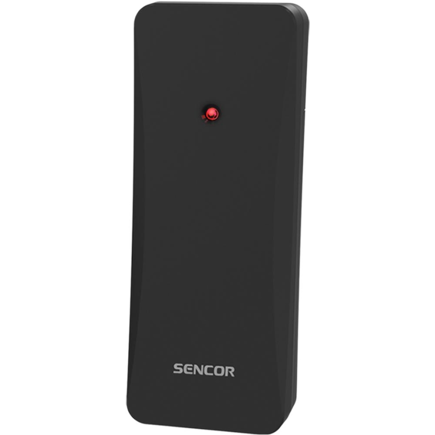 Sencor - värvilise LCD-ekraaniga ilmajaam 3xAAA + 2xAA must