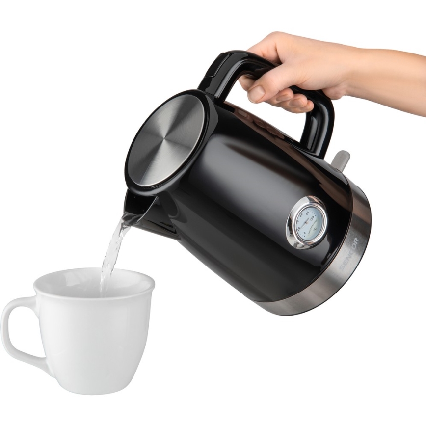 Sencor - Veekeetja 1,7 l 2150W/230V must
