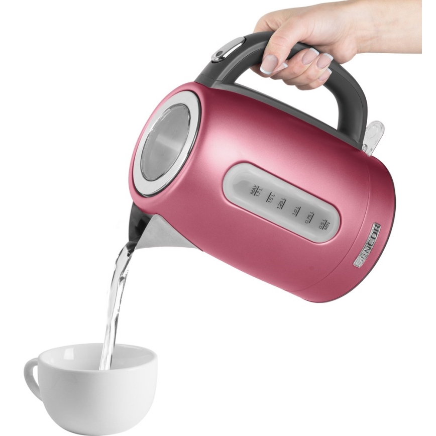 Sencor - Veekeetja 1,7 l 2150W/230V roosa