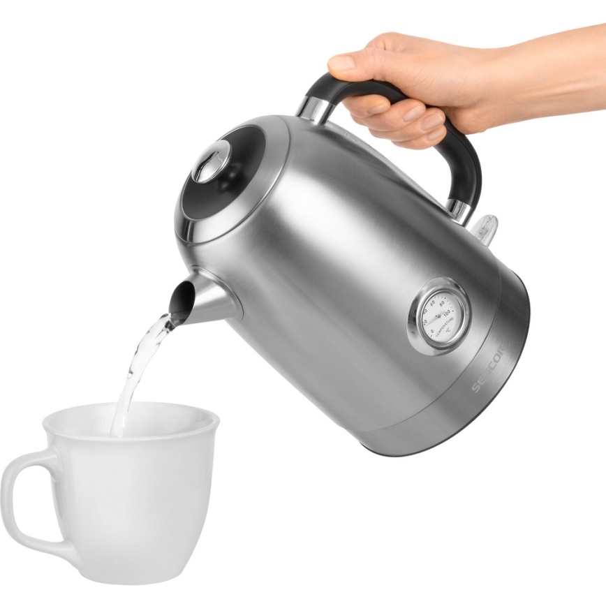 Sencor - Veekeetja 1,7 l 2200W/230V roostevaba teras