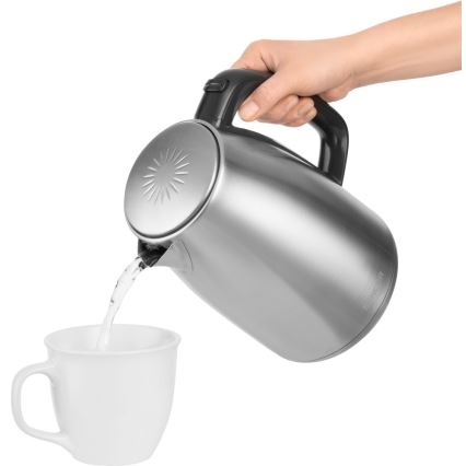 Sencor - Veekeetja termoregulatsiooniga 1,7 l 2200W/230V roostevaba teras
