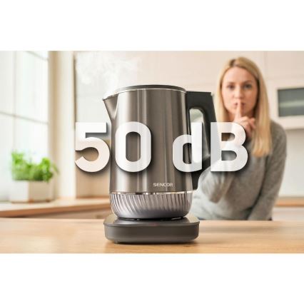 Sencor - veekeetja termoreguleerimisega 1,7 l 1800W/230V roostevaba teras