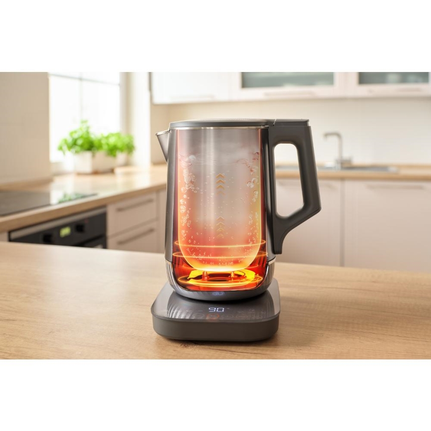 Sencor - veekeetja termoreguleerimisega 1,7 l 1800W/230V roostevaba teras