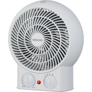 Sencor - Ventilaator kütteelemendiga 1200/2000W/230V valge