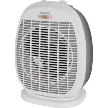 Sencor - Ventilaator küttekehaga 1200/2000W/230V valge/hall