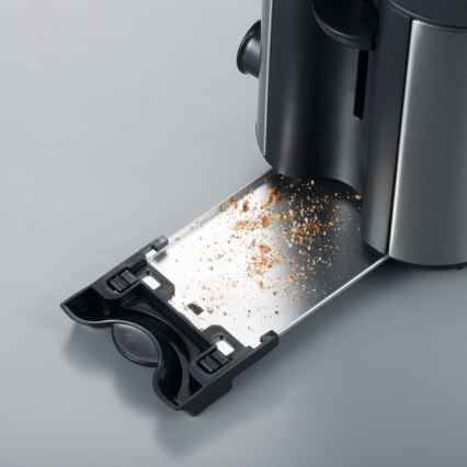 Severin AT 2514 - Kahepesa röster 850W/230V roostevaba teras/must