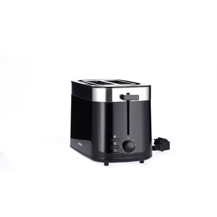 Severin AT 9264 - Kahe avaga röster 800W/230V roostevaba teras/must