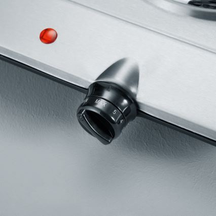 Severin DK 1014 - kaheplaadiline kuumutusplaat 2500W/230V roostevaba teras