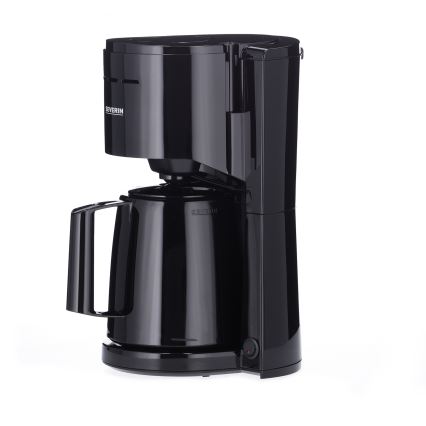 Severin KA 9306 - Kohvimasin termokannuga 1 l 1000W/230V must